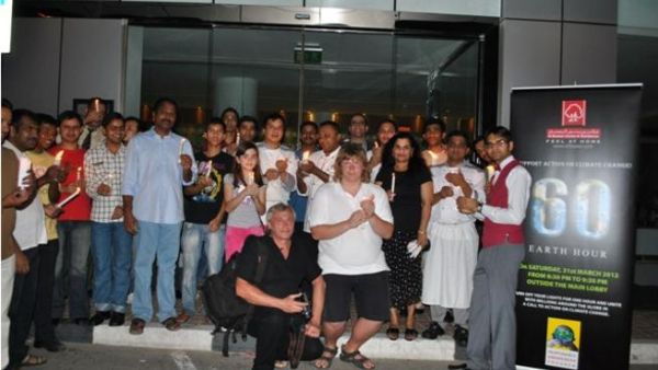 Al Bustan Centre and Residence celebrating Earth Hour Al Bustan Centre and Residence celebrating Earth Hour