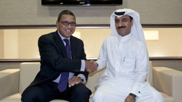 عبدالرحيم الإبراهيم، مدير إدارة الهيئة المركزية باللؤلؤة-قطر والفريد بانقورا، المدير العام لشركة المتحدة لإدراة المرافق