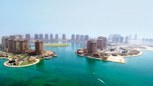 An Aerial shot of The Pearl-Qatar captures the magnificence of This man-made Island An Aerial shot of The Pearl-Qatar captures the magnificence of This man-made Island