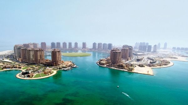 An Aerial shot of The Pearl-Qatar captures the magnificence of This man-made Island An Aerial shot of The Pearl-Qatar captures the magnificence of This man-made Island