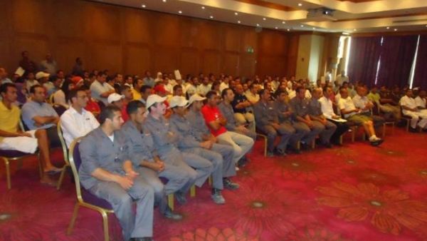 At the colleagues gathering