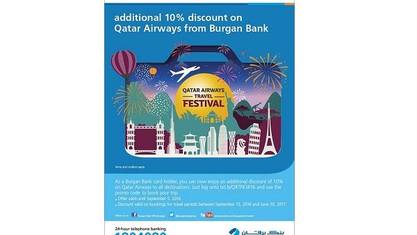 Burgan Bank travel festival campaign Burgan Bank travel festival campaign