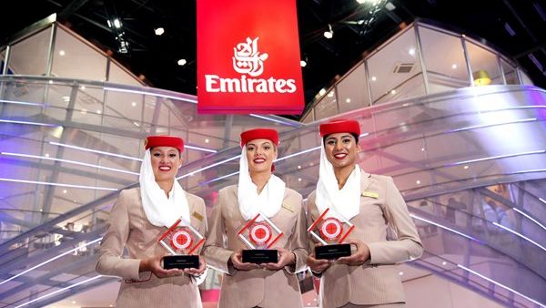 ثلاث جوائز نالتها طيران الإمارات ضمن جوائز "بيزنس ترافيلر الشرق الأوسط 2016