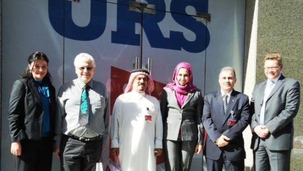 Bahrain Polytechnic management team at URS Scott Wilson