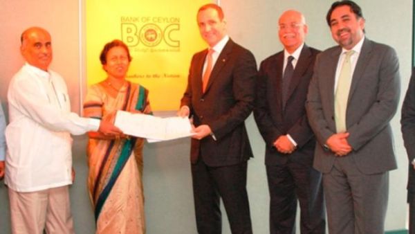 Mashreq & Bank of Ceylon officials Mashreq & Bank of Ceylon officials