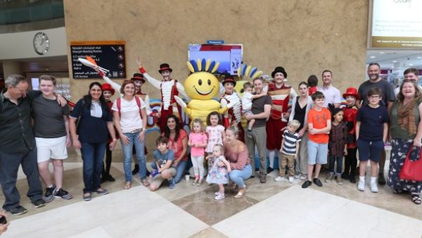 British Consulate Families at Modhesh World. British Consulate Families at Modhesh World.