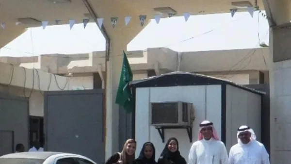 Chairman of Bupa Arabia, Loay Nazer and Bupa Arabia representatives at Dar Al-Tarbiya