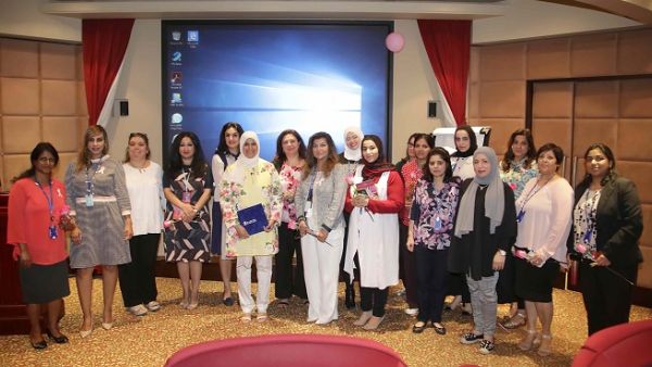 Burgan Bank breast cancer awareness campaign. Burgan Bank breast cancer awareness campaign.