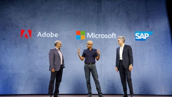 Satya Nadella, CEO of Microsoft During Ignite 2018 Satya Nadella, CEO of Microsoft During Ignite 2018