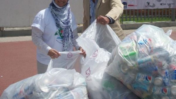 Participating hotels from Dubai and Northern Emirates collected 75 KG of used cans