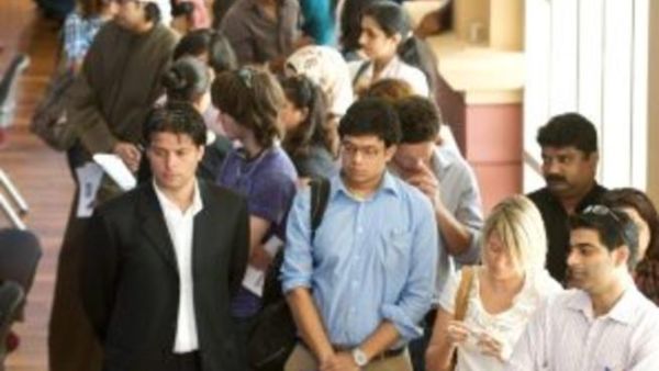 Candidates at the DIFF 2010 Career Fair held in September 2010