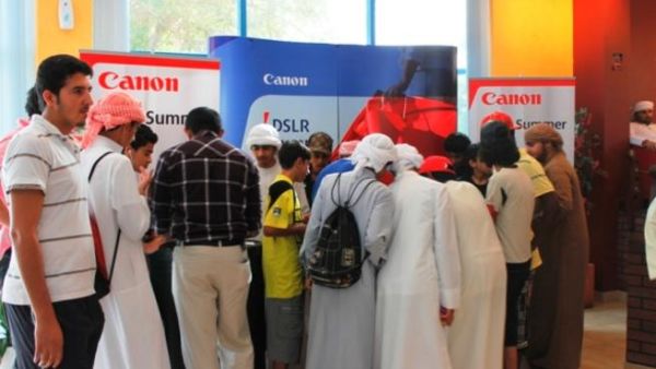 Part of the photography workshops organized by Canon
