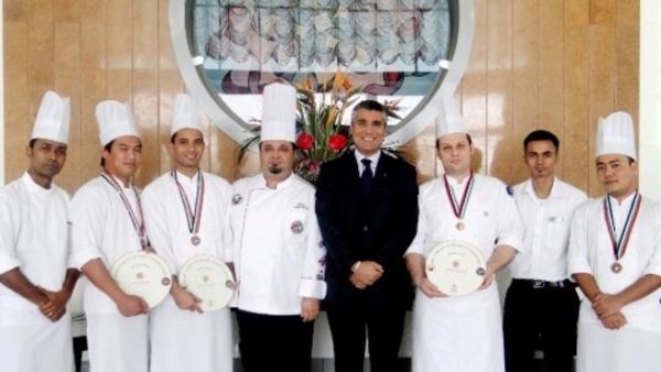 Chefs with Mr Fekry