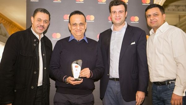 Chief Executive of CrediMax after receiving the award. Chief Executive of CrediMax after receiving the award.