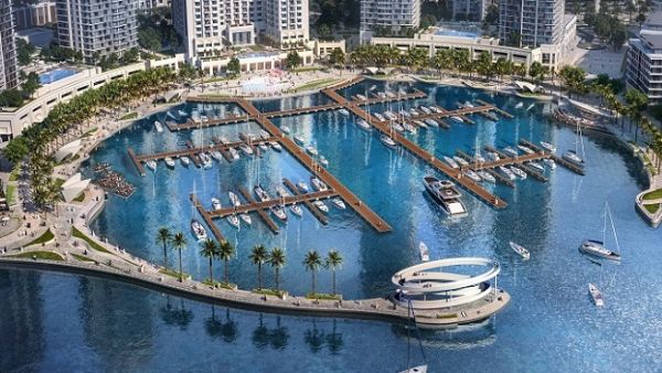 Creek Marina in the heart of Creek Island Dubai. Creek Marina in the heart of Creek Island Dubai.