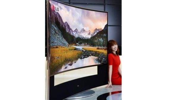 LG 105-inch curved ultra HD TV