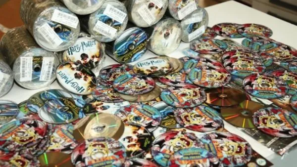 Counterfeit CDs seized by Dubai Customs