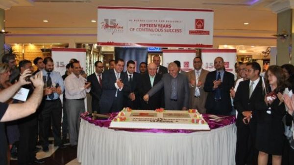 Cutting the cake