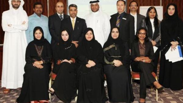 Participants in DHDA training session