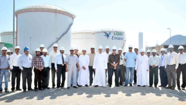 The Acting General Manager with Terminal employees and Senior Officers during the visit