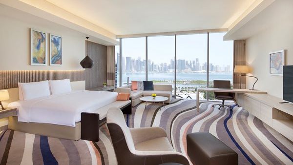 DoubleTree by Hilton Doha Old Town - King Guest Room - Sea View DoubleTree by Hilton Doha Old Town - King Guest Room - Sea View