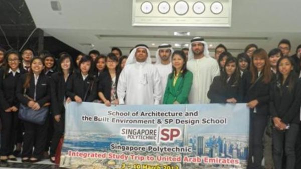 Khaled Al Hashmi Chief Operating Officer, Saif Al Rashedi Deputy Director of Protocol and Ahmed Al Obaidli Deputy Director of Venue Operations, along with the students delegation Khaled Al Hashmi Chief Operating Officer, Saif Al Rashedi Deputy Director of Protocol and Ahmed Al Obaidli Deputy Director of Venue Operations, along with the students delegation