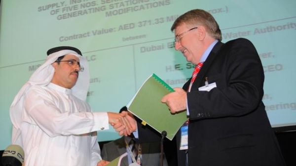 Contract signing ceremony at WETEX 2011