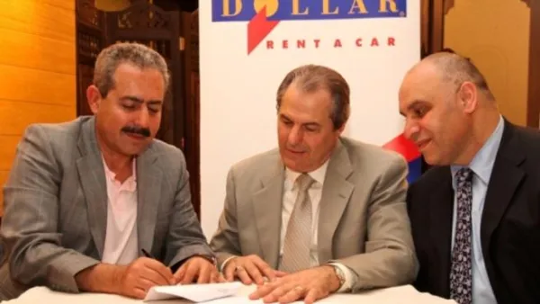 Majdi Jallad, managing director, Dollar Rent A Car Jordan during the opening