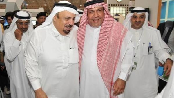 Dr. Khalid Al-Anqari with PMU Rector Dr. Issa Al-Ansari and others