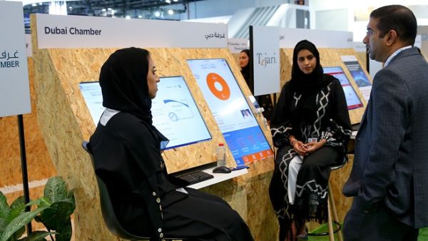 Dubai Chamber’s stand at GITEX