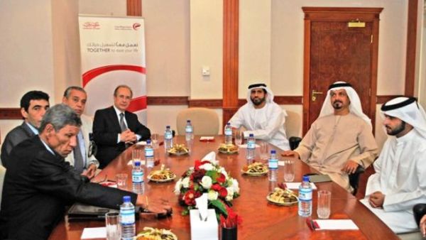 The Moroccan delegation during its visit to Dubai eGovernment Department