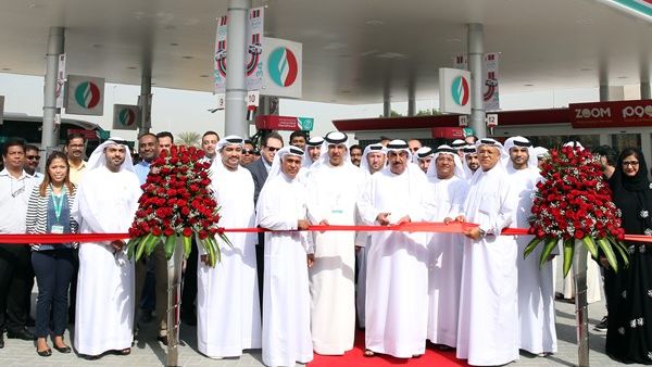 ENOC Academic City station opening ENOC Academic City station opening