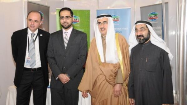 EQUATE Booth Hosting Minister Al-Ibrahim during KSE Forum