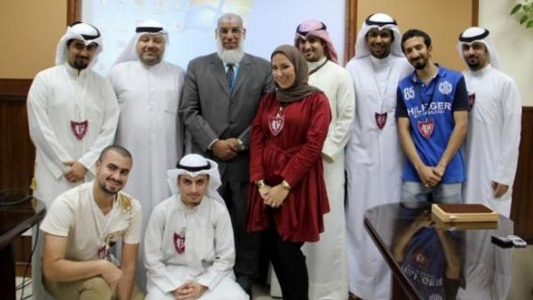 EQUATE President & CEO Mohammad Husain with AIChE and faculty members EQUATE President & CEO Mohammad Husain with AIChE and faculty members