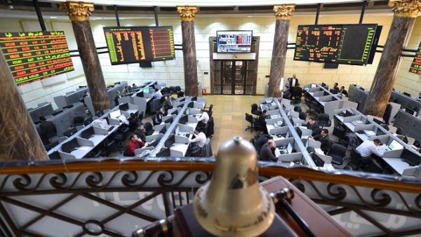 Egypt’s stock market index gained 4.82 percent this week. (AFP)