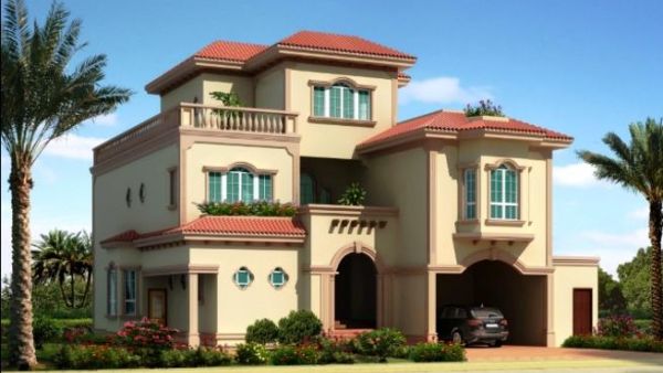 Andalusian villa in Phase III of Bawabat Al Sharq Andalusian villa in Phase III of Bawabat Al Sharq