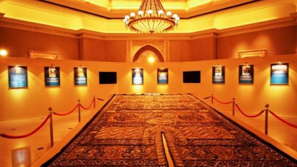 The rare Kiswah exhibition of the sacred Kaaba The rare Kiswah exhibition of the sacred Kaaba