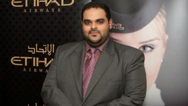 هيثم الصبيحي،نائب الرئيس التنفيذي لشؤون المبيعات للاتحاد للطيران في منطقة وسط الولايات المتحدة الأمريكية