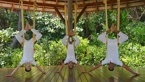 FSR Maldives at Landaa Giraavaru - Anti Gravity Yoga