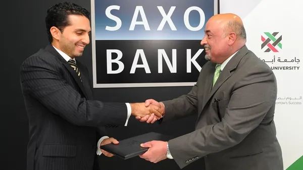 Fadi Mehdi, Head of Abu Dhabi Office and Dr. Jacob Chacko, Dean of the College of Business Administration at Abu Dhabi University