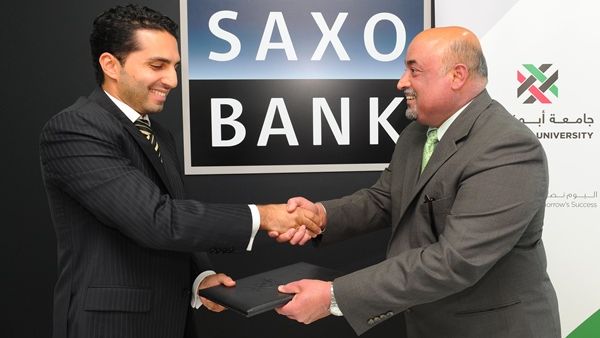 Fadi Mehdi, Head of Abu Dhabi Office and Dr. Jacob Chacko, Dean of the College of Business Administration at Abu Dhabi University