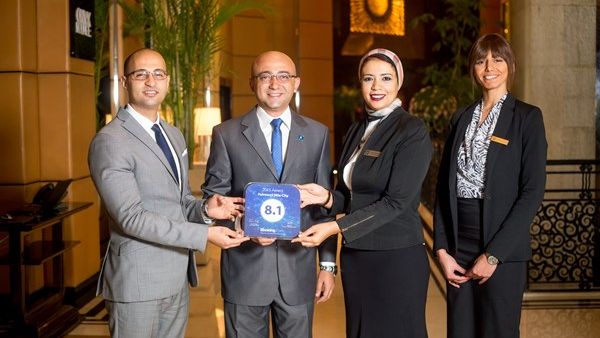 Fairmont Nile City's Booking.com Award Fairmont Nile City's Booking.com Award