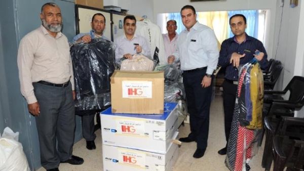 During the clothes donation campaign
