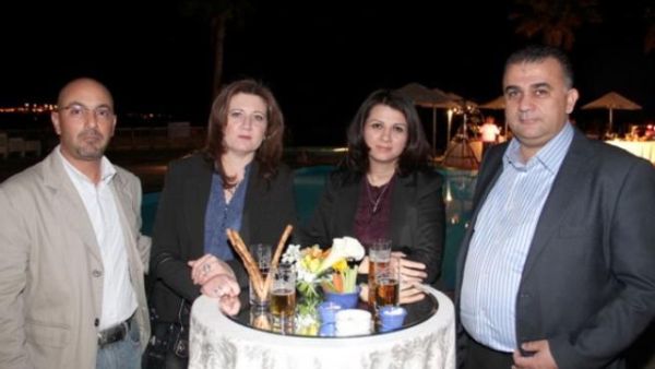 From the cocktail reception