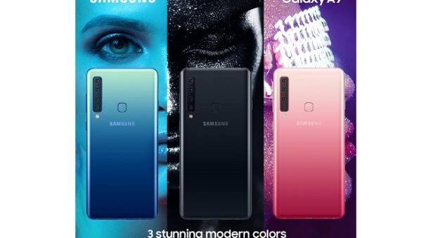 GALAXY A9, the first smartphone with 4 rear cameras and 1 front camera. GALAXY A9, the first smartphone with 4 rear cameras and 1 front camera.