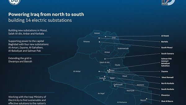 The project represents a strategic milestone for GE to develop electric substations in Iraq. The project represents a strategic milestone for GE to develop electric substations in Iraq.