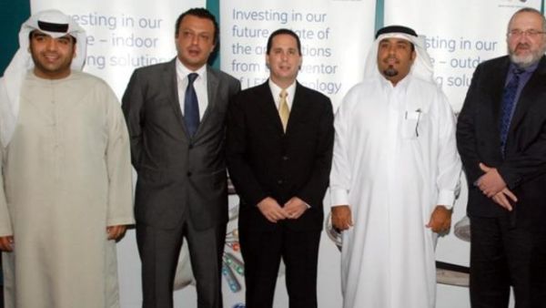During the opening of GE Lighting's first dedicated distribution center in the Middle East in Jebel Ali Free Zone During the opening of GE Lighting's first dedicated distribution center in the Middle East in Jebel Ali Free Zone