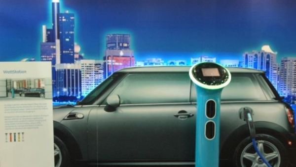 GE smart WattStation electric vehicle charger