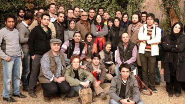 السينمائيون من منطقة الشرق الأوسط والعالم مع المخرج الإيراني عباس كياروستامي