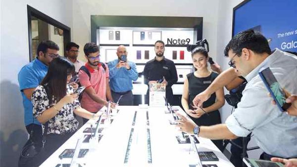 Samsung Gulf Electronicstoday announced the latest addition to its premium Note series with Galaxy Note9 during an event held at the Habtoor Palace. Samsung Gulf Electronicstoday announced the latest addition to its premium Note series with Galaxy Note9 during an event held at the Habtoor Palace.